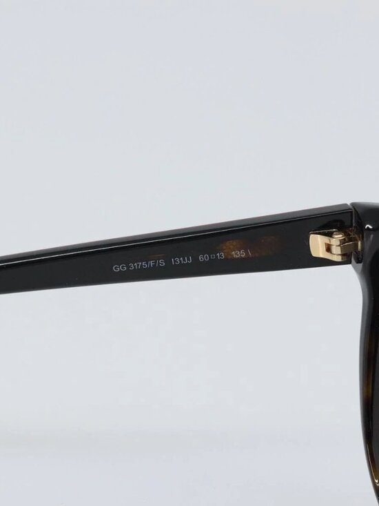GUCCI Sunglasses plastic Black Auth 168770V main image 10
